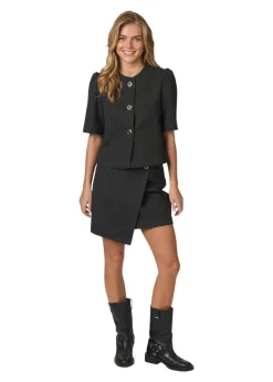 Xanthe Herringbone Blazer><noscript><img width=