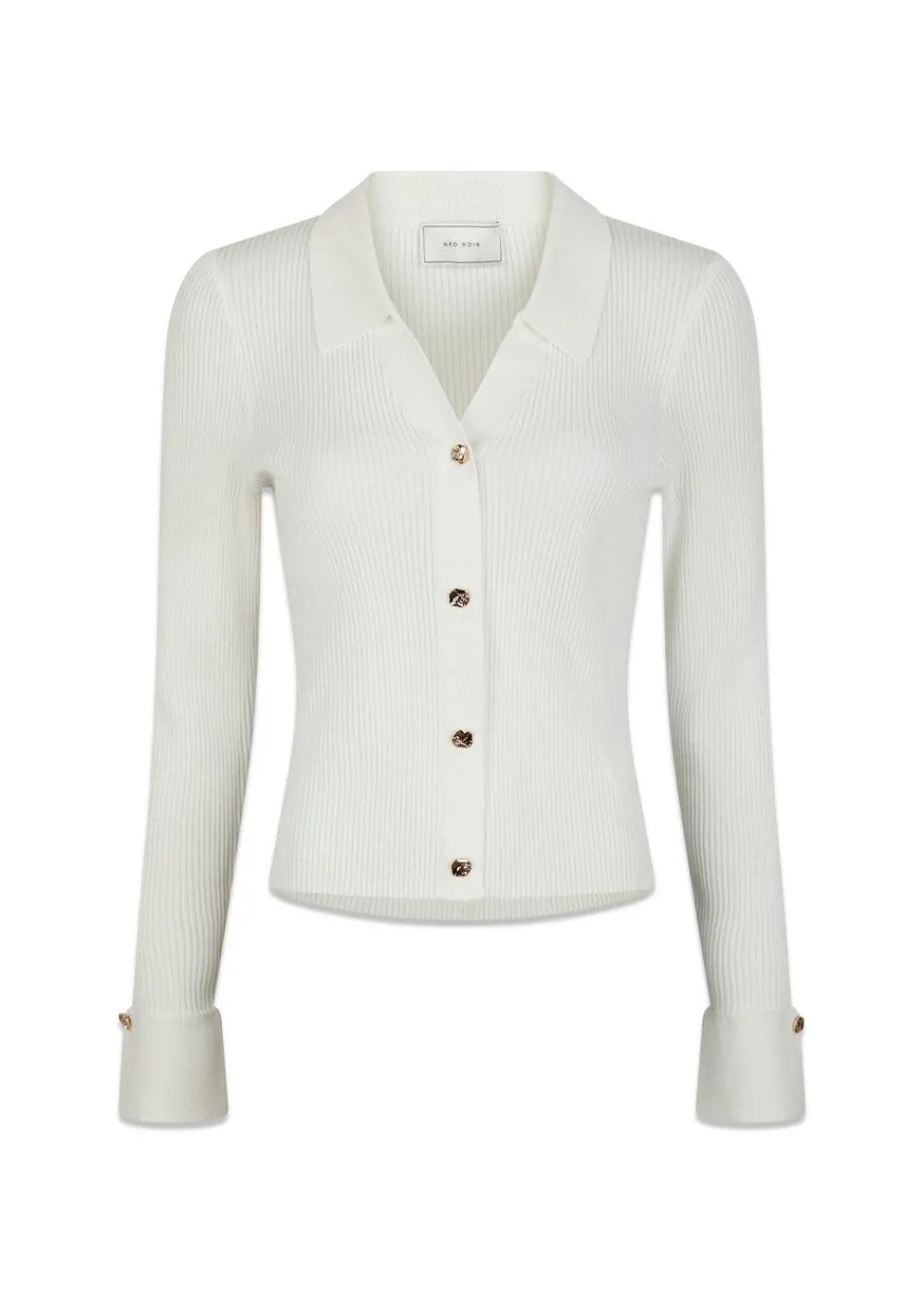 Ylvie Knit Blouse>Neo Noir Hot